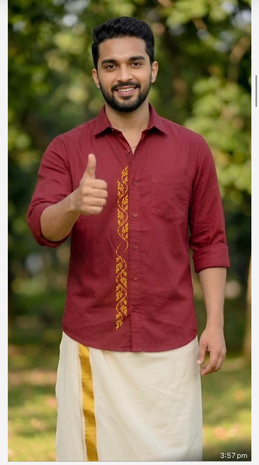 Advaith Men’s Ethnic Shirt